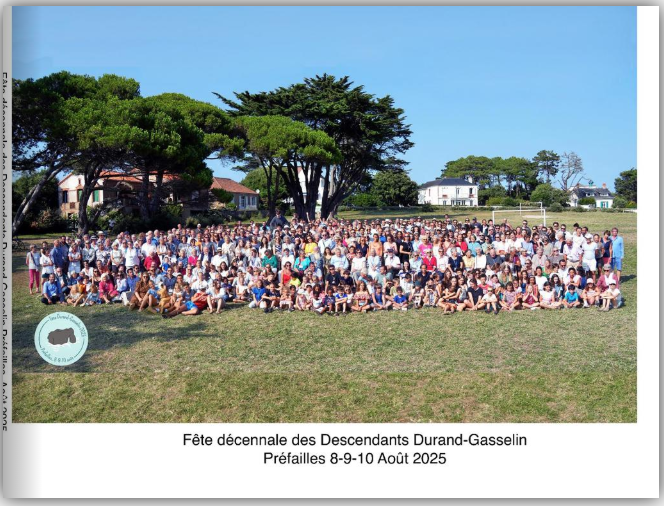 Fête familiale Durand-Gasselin 2025
